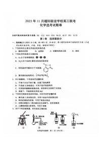 浙江稽阳联谊学校2023-2024学年高三上学期联考化学试卷（PDF版，含答案解析）