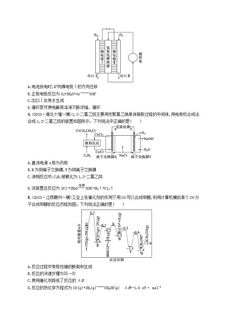 适用于老高考旧教材2024版高考化学二轮复习专题6化学反应与能量（附解析）第2页