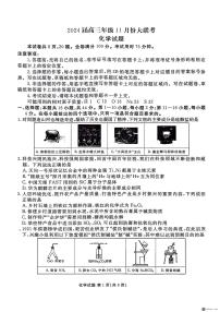 广东省江门市2024届高三上学期11月大联考化学试题