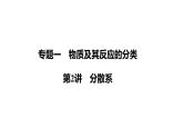 第2讲　分散系 课件-2024年江苏省普通高中学业水平合格性考试化学复习