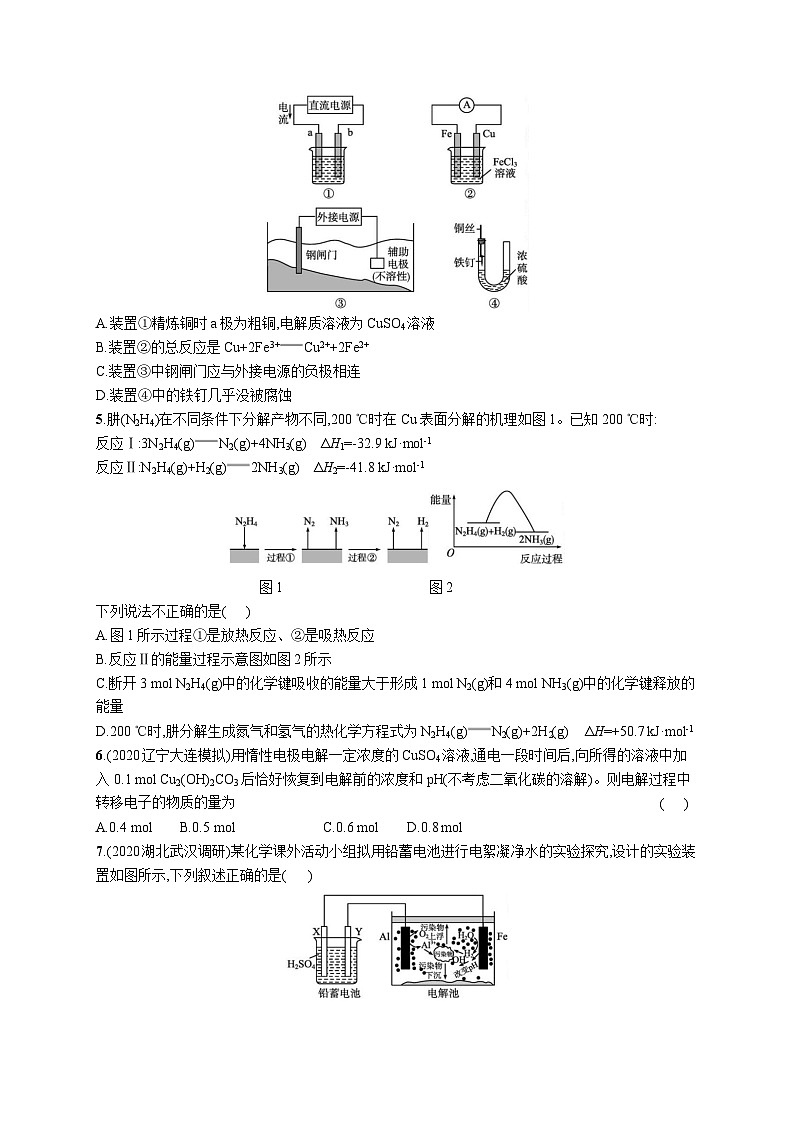 高中考试化学单元质检卷(六)——化学反应与能量第2页