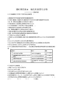 高中考试化学特训练习含答案——钠及其重要化合物