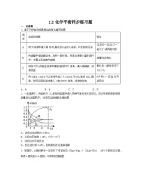 高中化学人教版 (2019)选择性必修1第二节 化学平衡精练