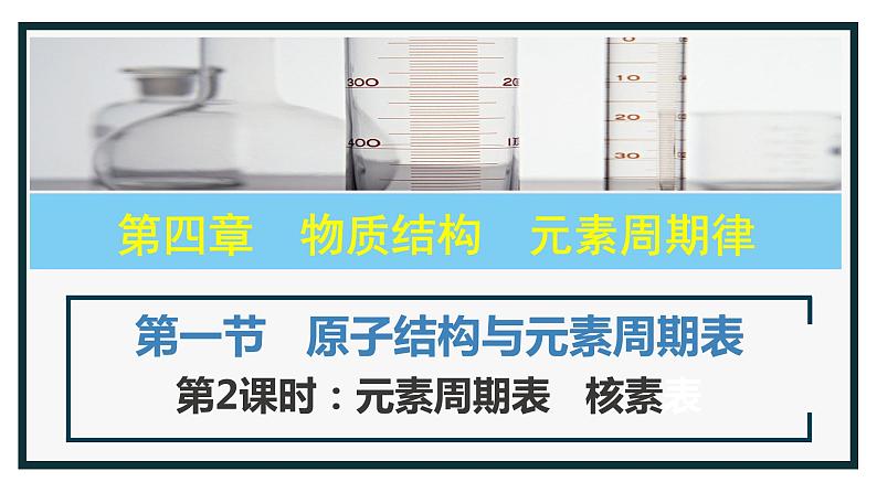 4.1.2原子结构与元素周期表（第二课时）（课件）2023-2024学年高一化学同步教学课件（人教版2019必修第一册）第1页