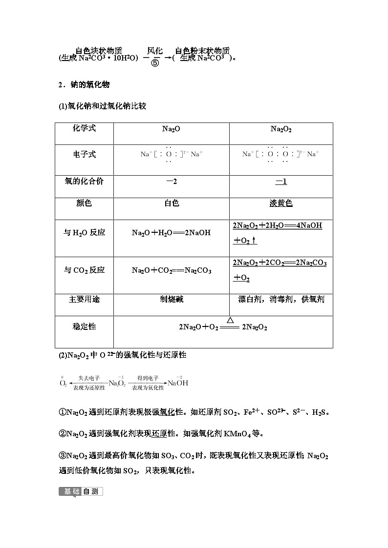 鲁科版高考化学一轮复习第3章第10讲钠及其化合物教学课时学案03