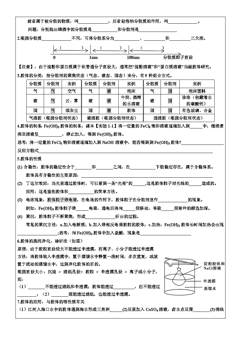 1.1.物质的分类及转化（3课时）——高中化学人教版（2019）导学案03