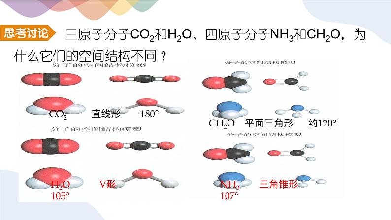 2.2.2 价层电子对互斥模型 课件 人教版（2019）化学选择性必修二02