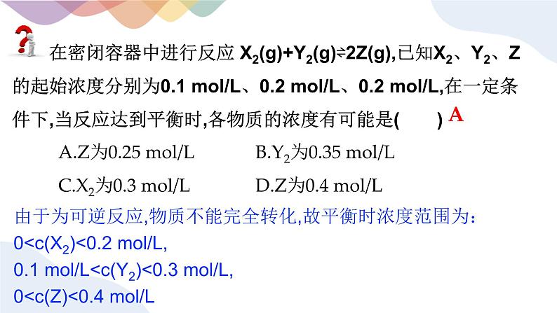 2.2.1 可逆反应与化学平衡状态 课件 人教版（2019）化学选择性必修一第7页