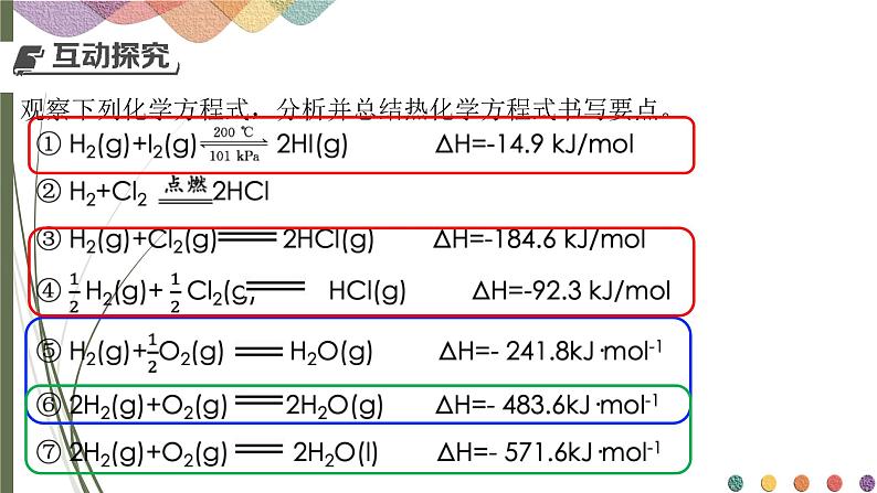 1.1.2 热化学方程式与燃烧热 课件 人教版（2019）化学选择性必修一06