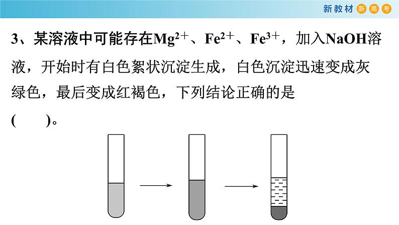 高中化学必修第一册第三章《铁 金属材料综合测试》PPT课件6-统编人教版第8页