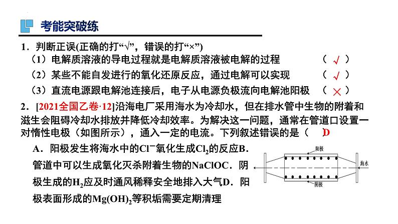第23讲   电解原理-备战2024年高考化学一轮复习精品课件（全国通用）05