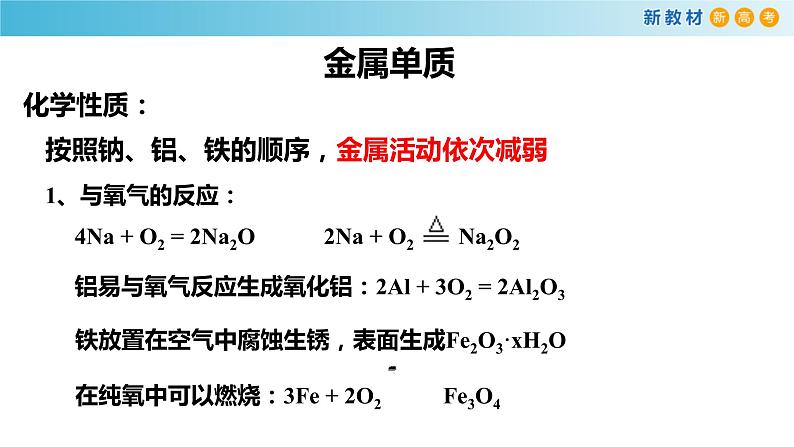 化学高中必修第一册第三章《铁  金属材料》复习课PPT课件4-统编人教版第4页