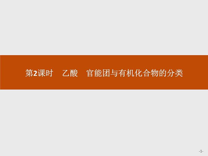 高中化学必修第二册《第三节 乙醇与乙酸》ppt课件4-统编人教版第1页