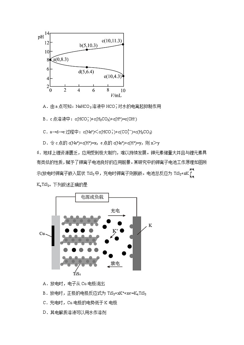 人教版高中化学选择性必修1期末达标练03