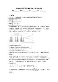 鲁科版高中化学选择性必修1期末拔高练