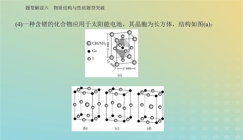 2024届高考化学二轮专题复习与测试第二部分题型解读六物质结构与性质题型突破课件第5页