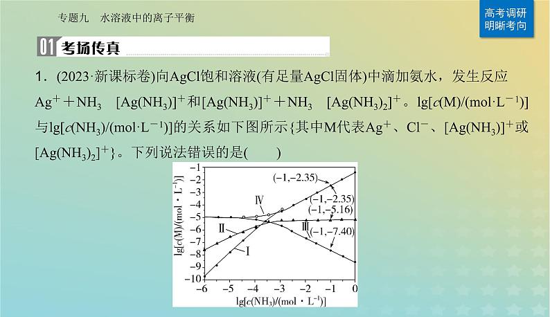 2024届高考化学二轮专题复习与测试第一部分专题九水溶液中的离子平衡课件第2页