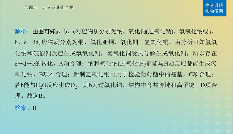 2024届高考化学二轮专题复习与测试第一部分专题四元素及其化合物课件第3页