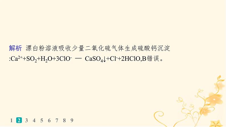 适用于新高考新教材2024版高考化学二轮复习热点提速练3离子方程式的正误判断课件第5页