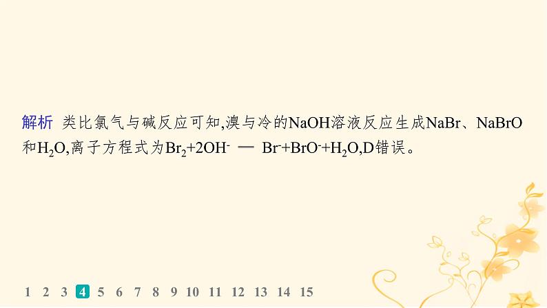 适用于新高考新教材2024版高考化学二轮复习选择题专项练1课件第8页