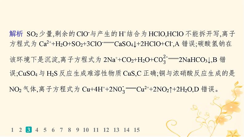 适用于新高考新教材2024版高考化学二轮复习选择题专项练3课件05