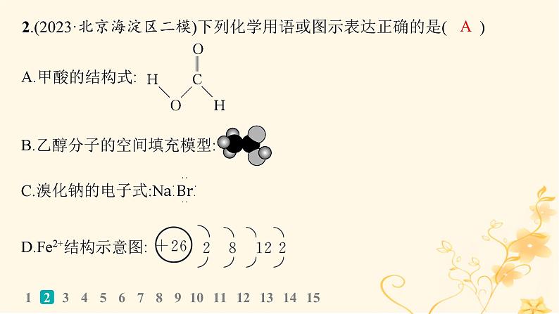 适用于新高考新教材2024版高考化学二轮复习选择题专项练5课件第4页