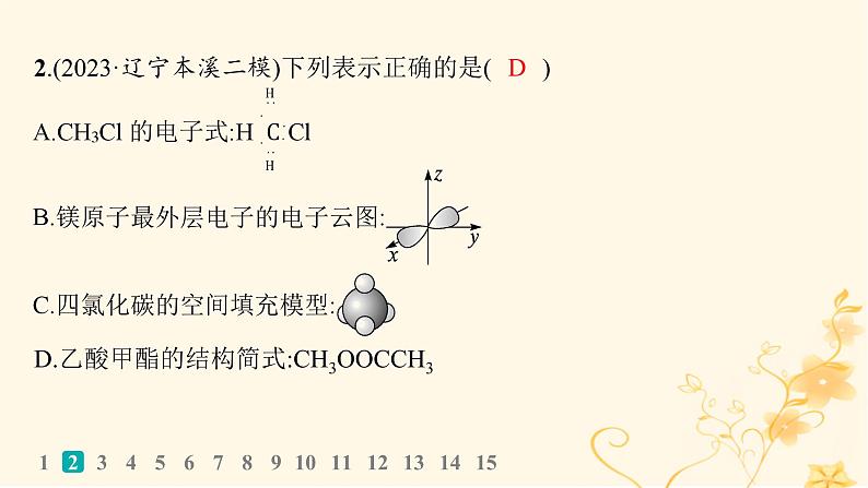 适用于新高考新教材2024版高考化学二轮复习选择题专项练9课件04