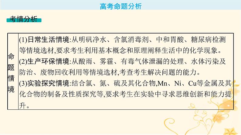 适用于新高考新教材2024版高考化学二轮复习专题4元素及其化合物课件第2页