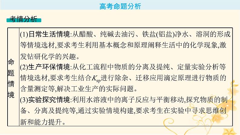 适用于新高考新教材2024版高考化学二轮复习专题8水溶液中的离子反应与平衡课件第2页