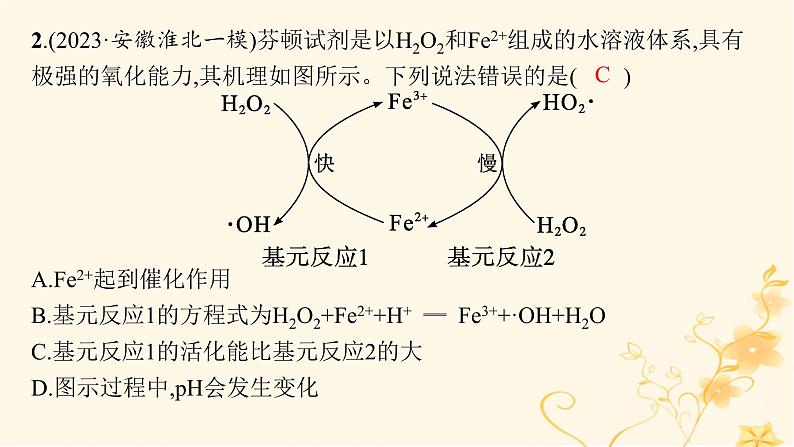 适用于新高考新教材2024版高考化学二轮复习专题突破练6化学反应与能量课件第4页