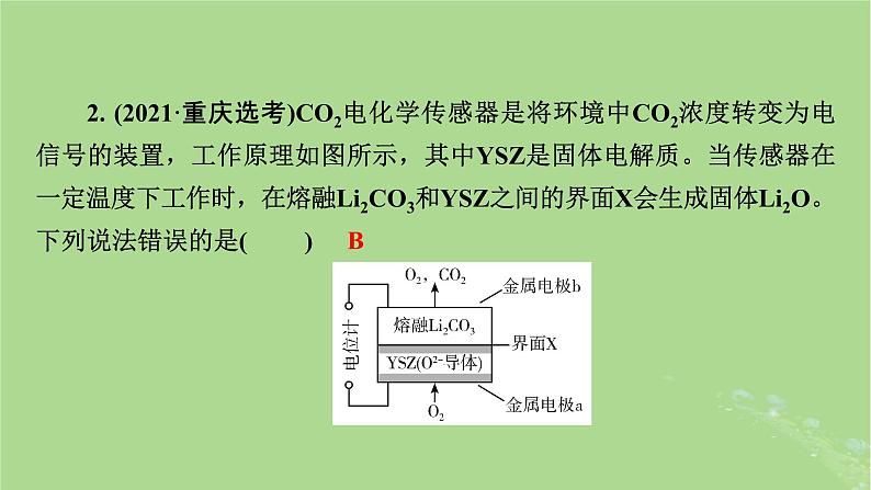 新教材适用2024版高考化学二轮总复习第1部分新高考选择题突破专题6化学反应与能量微专题2原电池新型化学电源课件第8页