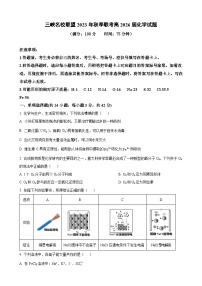 重庆市三峡名校联盟2023-2024学年高一上学期秋季联考化学试题（Word版附答案）