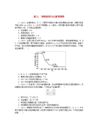 统考版2024届高考化学二轮专项分层特训卷练11物质结构与元素周期律（附解析）