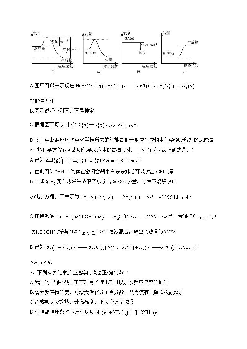 江西省2023-2024学年高二上学期12月联考化学试卷(含答案)第2页