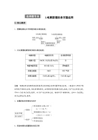 专题四 电化学 选择题专攻 3.电解原理的多方面应用（含解析）-2024年江苏高考化学大二轮复习讲义