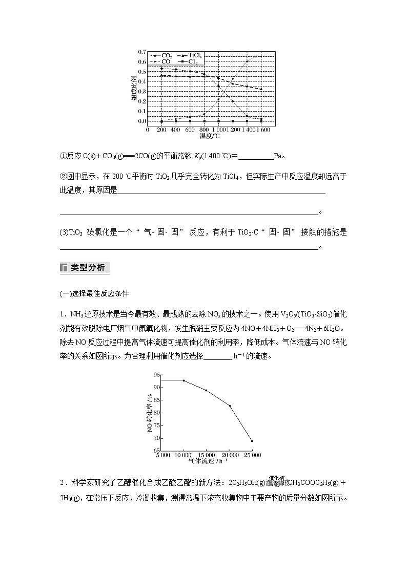 专题五 主观题突破 2.多平衡体系中最佳反应条件、选择性、转化率、产率变化规范解答（含解析）-2024年江苏高考化学大二轮复习讲义第3页