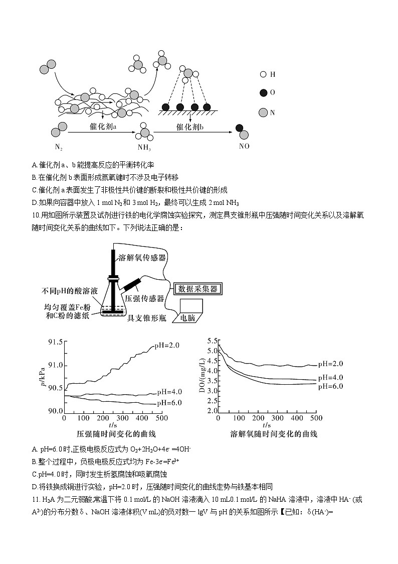 2024长沙长郡中学高二上学期12月阶段性检测化学试卷含答案03