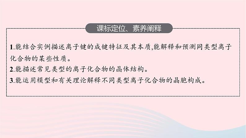 新教材适用2023_2024学年高中化学专题3微粒间作用力与物质性质第2单元离子键离子晶体课件苏教版选择性必修2第3页