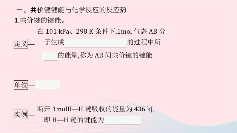 新教材适用2023_2024学年高中化学专题3微粒间作用力与物质性质第3单元共价键共价晶体第2课时共价键键能与化学反应的反应热共价晶体课件苏教版选择性必修205