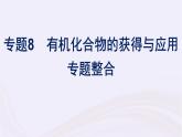 新教材适用2023_2024学年高中化学专题8有机化合物的获得与应用专题整合课件苏教版必修第二册