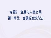新教材适用2023_2024学年高中化学专题9金属与人类文明第1单元金属的冶炼方法课件苏教版必修第二册