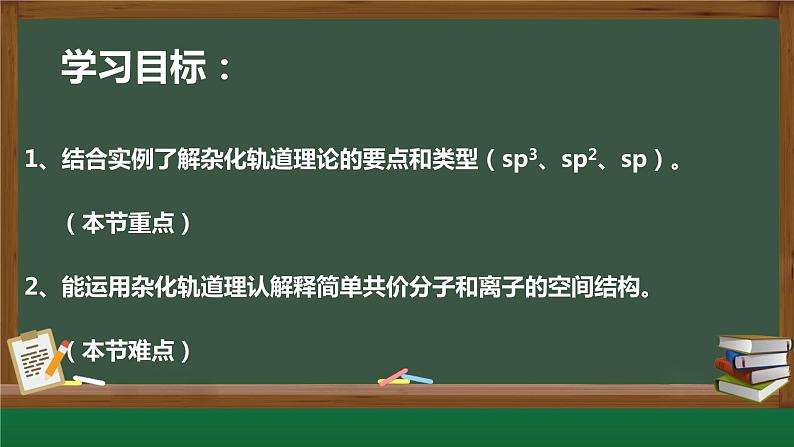 分子的空间结构  第三课时杂化轨道理论简介 课件第2页