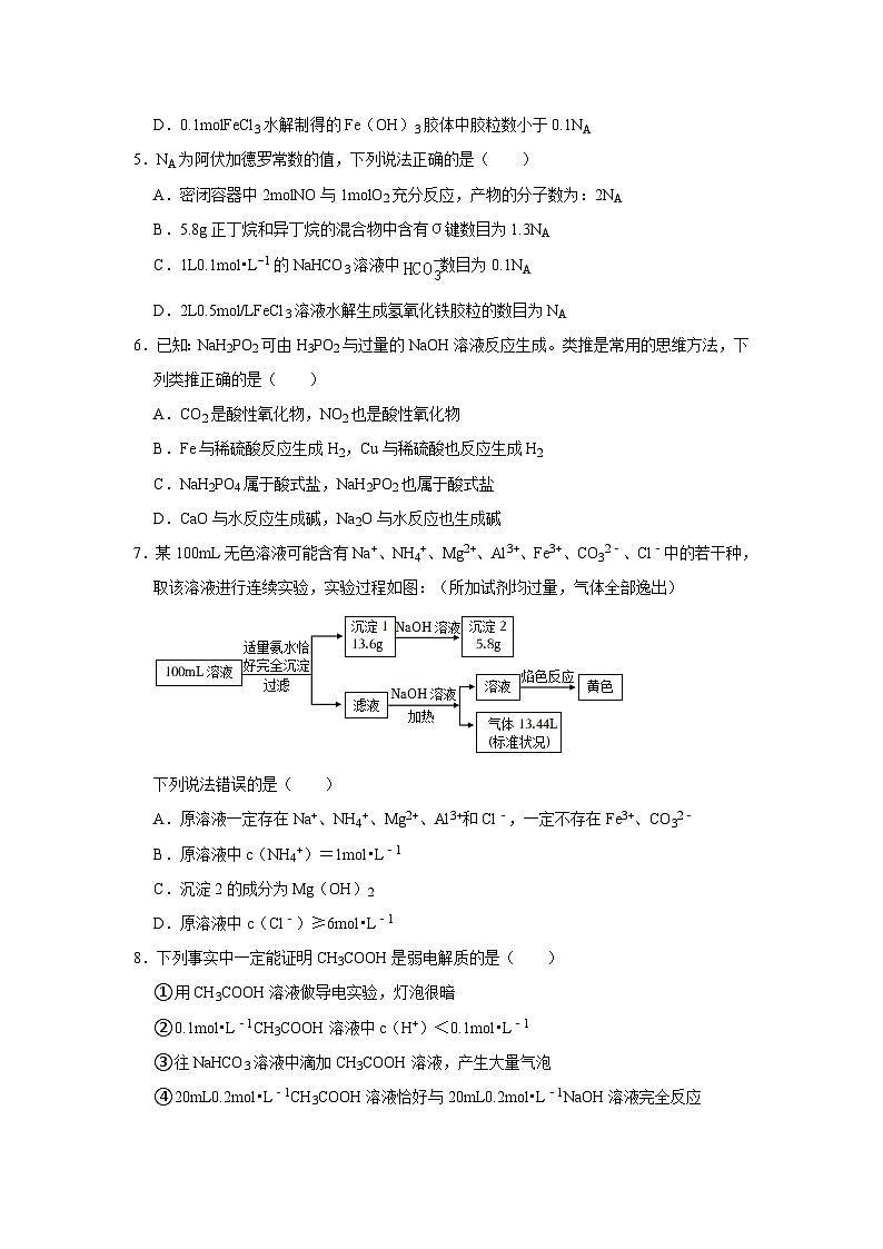 2024南阳一中高一上学期12月月考试题化学含解析02