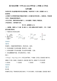 四川省自贡市第一中学2023-2024学年高二上学期10月月考化学试题（Word版附解析）