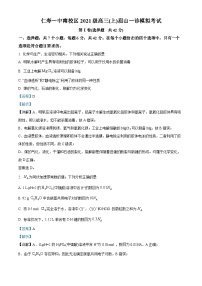 四川省仁寿第一中学南校区2024届高三上学期12月一诊模拟考试理综化学试题（Word版附解析）