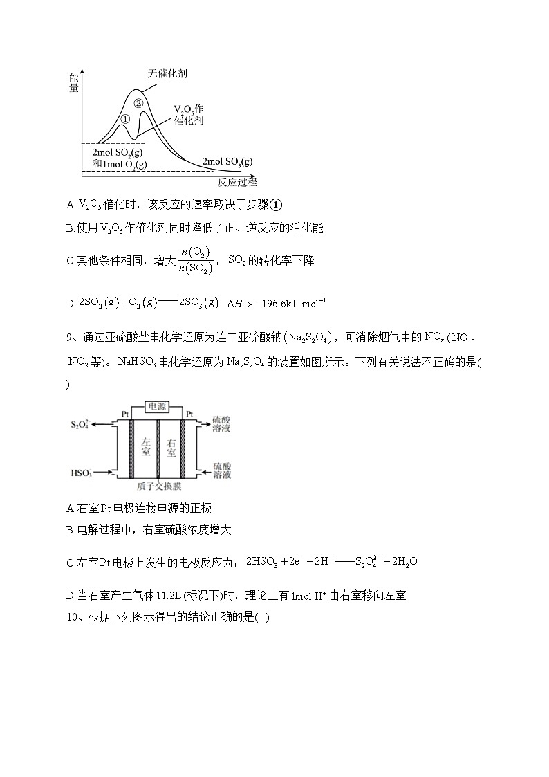 江苏省海安市2022-2023学年高二上学期1月期末考试化学试卷(含答案)03