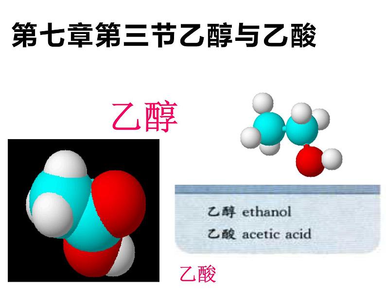 人教版（2019）高中化学必修第二册 《7.3.1 乙醇》课件01