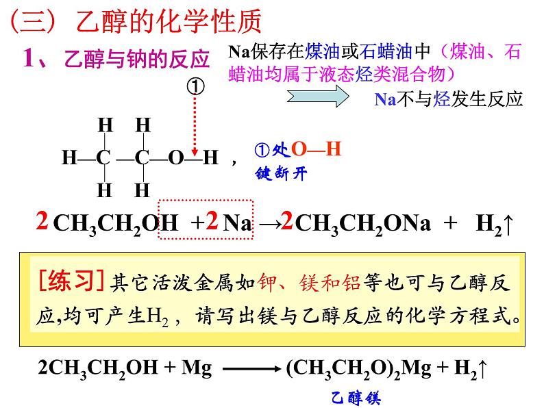 人教版（2019）高中化学必修第二册 《7.3.1 乙醇》课件07