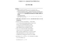 2024届甘肃省部分重点中字高三上学期高考备考模拟考试化学试卷