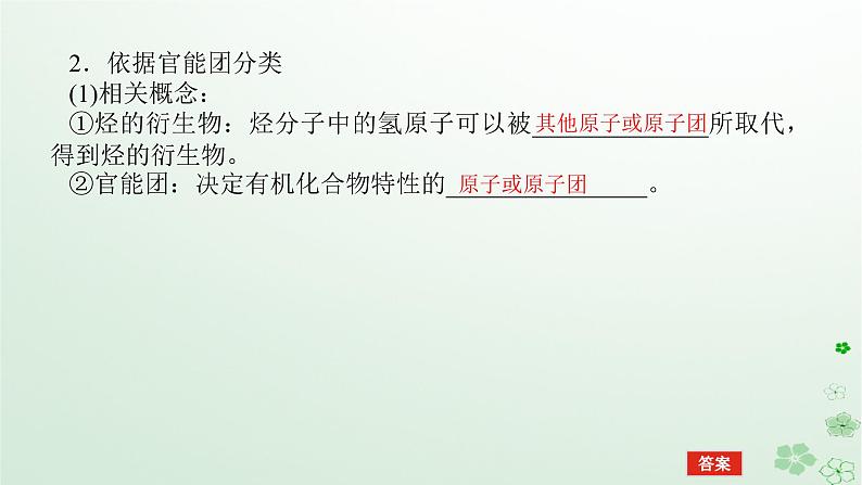 新教材2023版高中化学第一章有机化合物结构特点与研究方法第一节有机化合物的结构特点课件新人教版选择性必修3第6页